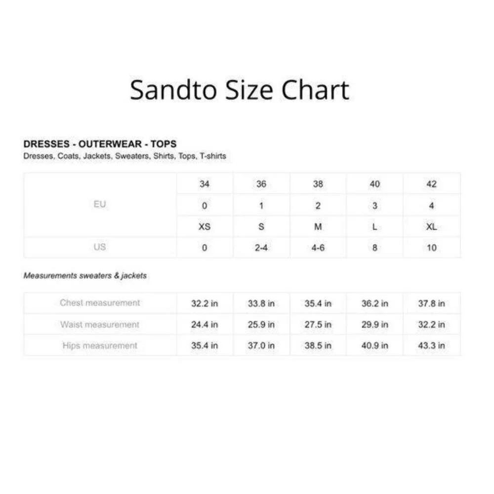 Sandro Lindsey black pinked crocheted dress, Size 3/L - Picture 14 of 15